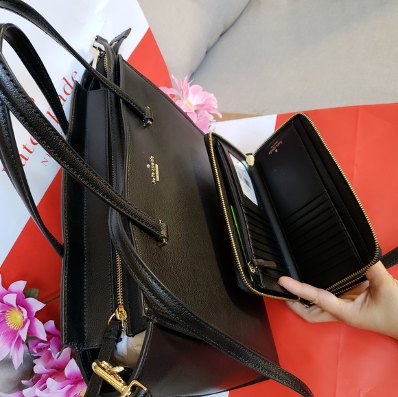 Kate Spade purse shoulder/hand bag crossbody set - Picture 2 of 8